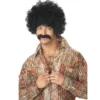 70's Pornstar Wig And Moustache -About Costume Sales Shop 20622