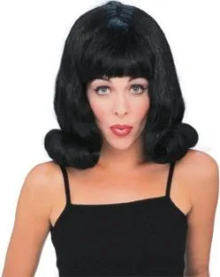 Flip Wig (Black) Adult