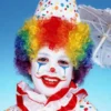 Child's Rainbow Clown Wig 2 Child's Rainbow Clown Wig -About Costume Sales Shop 27077