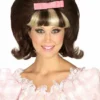 60's Princess Brown/Blonde Combo Wig -About Costume Sales Shop 31149