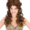 Trailer Park Trophy Wife Dark Brown Wig -About Costume Sales Shop 31904