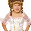 Brown Child Wig With Tiara 2 Brown Child Wig With Tiara -About Costume Sales Shop 31934