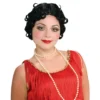 Flirtin Flapper Black Wig -About Costume Sales Shop 33778