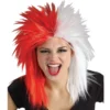Red And White Sports Fanatic Wig 1 Red And White Sports Fanatic Wig -About Costume Sales Shop 36443