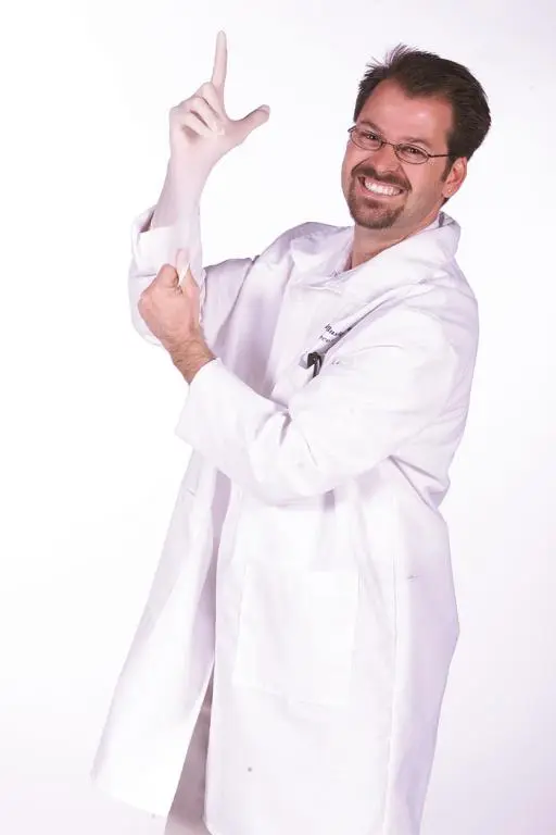 Lab Coat Harry Fingerman Adult Costume 3 Lab Coat Harry Fingerman Adult Costume