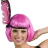 Hot Pink Flapper Adult Wig 1 Hot Pink Flapper Adult Wig -About Costume Sales Shop 60501