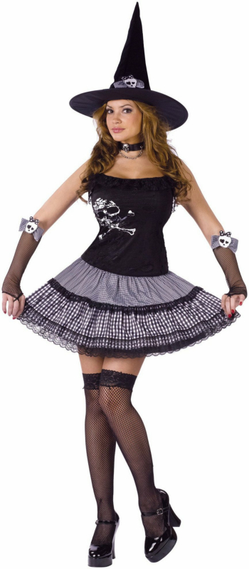 Funky Punk Witch Adult Costume 3 Funky Punk Witch Adult Costume