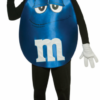 M&Ms Blue Poncho Adult Costume -About Costume Sales Shop 61786