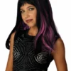 Wild Girl Black/Pink/Purple Wig