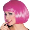 Hot Pink Super Model Wig 2 Hot Pink Super Model Wig -About Costume Sales Shop 65061