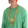 Orange Afro Shamrock Visor Adult -About Costume Sales Shop 69016