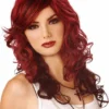 Rock Vixen (Burgundy/Black) Adult Wig 2 Rock Vixen (Burgundy/Black) Adult Wig -About Costume Sales Shop 69168