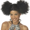 Discopuffs (Black/Brown) Adult Wig 1 Discopuffs (Black/Brown) Adult Wig -About Costume Sales Shop 69178