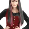 Gothic Vampira (Black/Red) Adult Wig -About Costume Sales Shop 69447