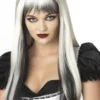 Enchanted Tresses (Black / White) Adult Wig 2 Enchanted Tresses (Black / White) Adult Wig -About Costume Sales Shop 800202