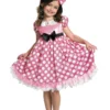 Disney Mickey Mouse Clubhouse Pink Minnie Mouse Glow In The Dark Child Costume