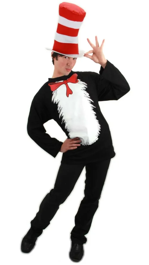 Dr. Seuss The Cat In The Hat Adult Plus Costume