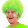 Fuzzy Lime Green Adult Wig 2 Fuzzy Lime Green Adult Wig -About Costume Sales Shop 802746