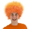 Fuzzy Orange Adult Wig -About Costume Sales Shop 802747