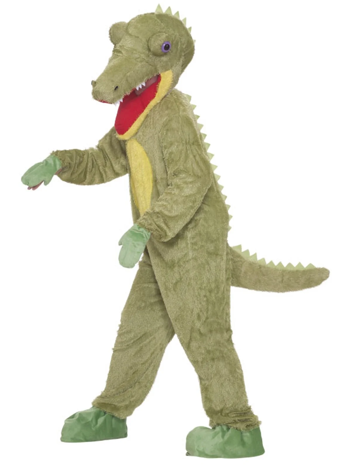 Crocodile Plush Adult Costume 3 Crocodile Plush Adult Costume