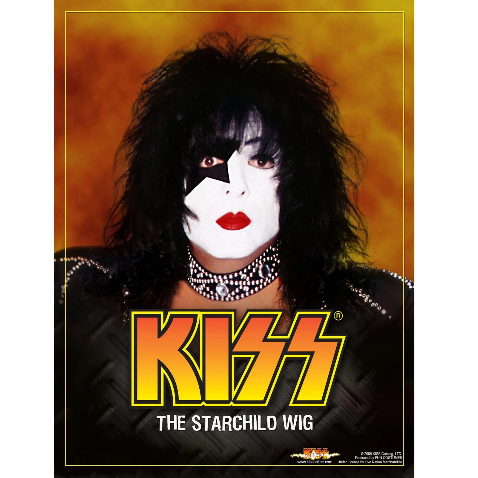 KISS Starchild Wig (Adult) 3 KISS Starchild Wig (Adult)