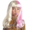 Two Tone Diva Blonde / Pink Child Wig -About Costume Sales Shop 803649