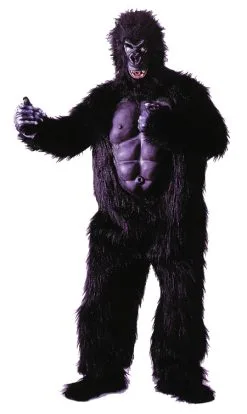 Gorilla Suit W/Chest Adult Costume