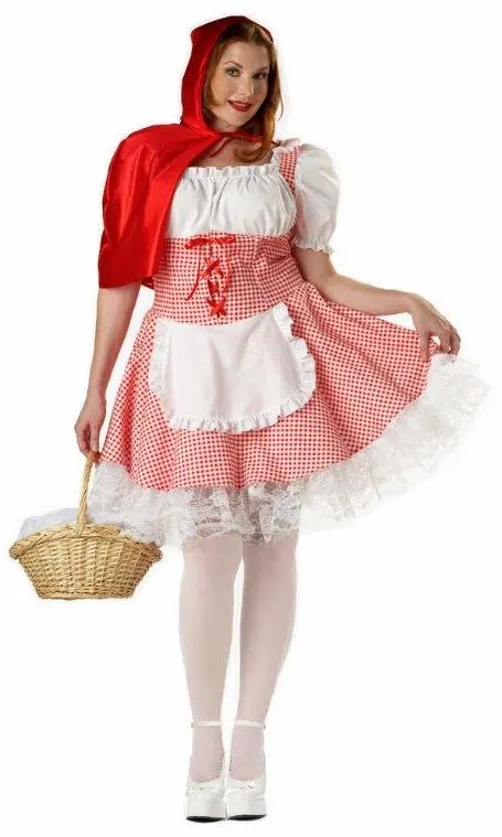 Miss Red Riding Hood Plus Size Adult Costume 3 Miss Red Riding Hood Plus Size Adult Costume