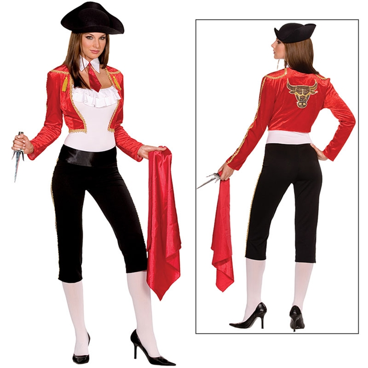 Bull Fighting Babe Adult Costume 3 Bull Fighting Babe Adult Costume