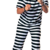 Prisoner Man Adult Costume 2 Prisoner Man Adult Costume -About Costume Sales Shop RU 55029STD