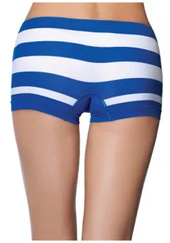 Blue And White Boy Shorts