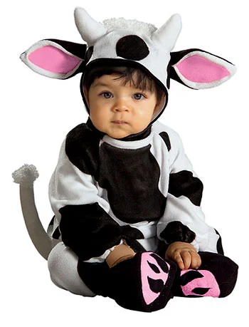Infant Cow Costume 3 Infant Cow Costume