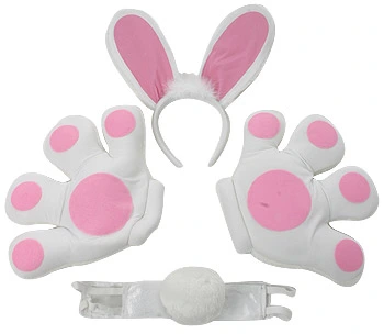 Jumbo White Bunny Kit 3 Jumbo White Bunny Kit