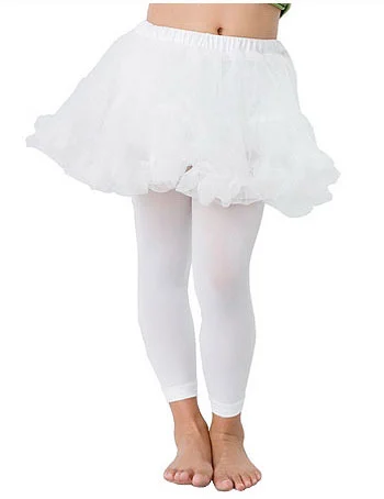 Kids White Petticoat 3 Kids White Petticoat