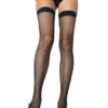 Nylon Black Fishnet Thigh Highs -About Costume Sales Shop nylon fishnet thigh high stocking