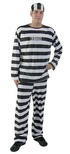 Plus Size Prisoner Costume 3 Plus Size Prisoner Costume