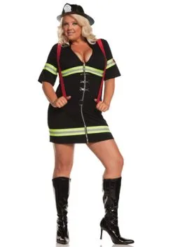 Plus Size Sexy Firegirl Costume