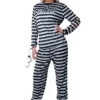 Womens Striped Prisoner Costume -About Costume Sales Shop womens prisoner costume